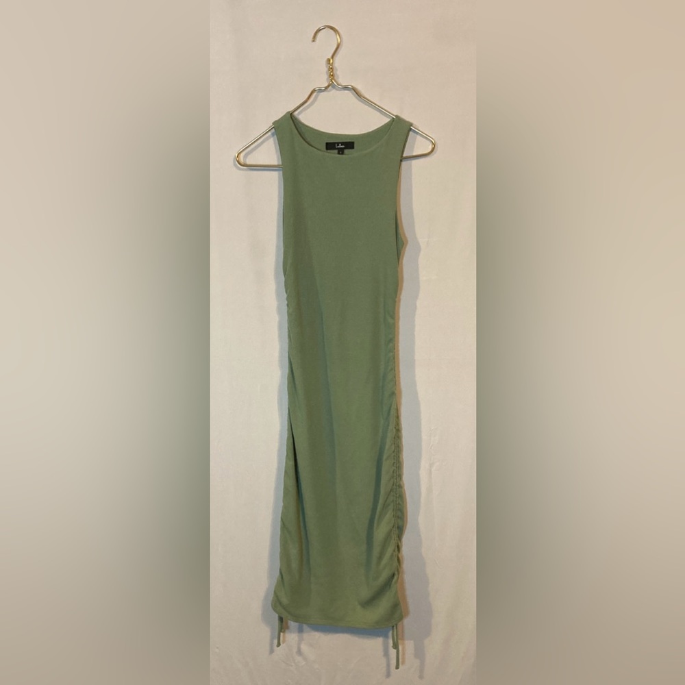 Lulu’s Ribbed‎ Drawstring Bodycon Dress